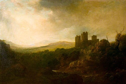 Landscape with a Castle, , Peter De Wint