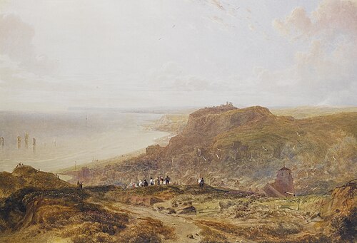 Hastings from the East Cliff, , Peter De Wint