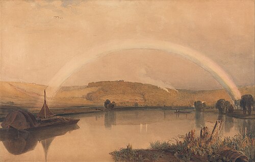 On the Thames, , Peter De Wint