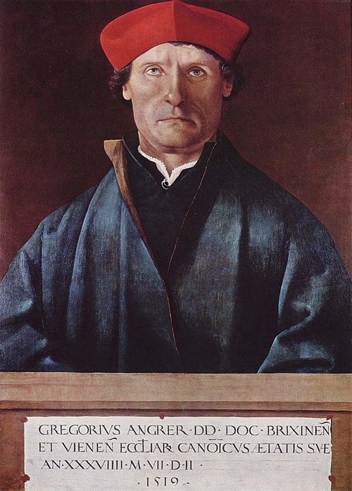 Portrait de Gregor Angerer, 1519, Marx Reichlich