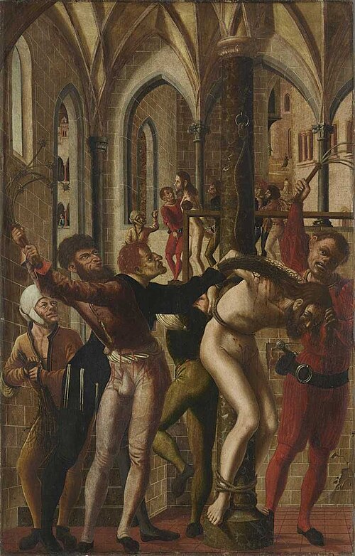 Jakobus-Stephanus-Altar: Geißelung Christi, 1506, Marx Reichlich