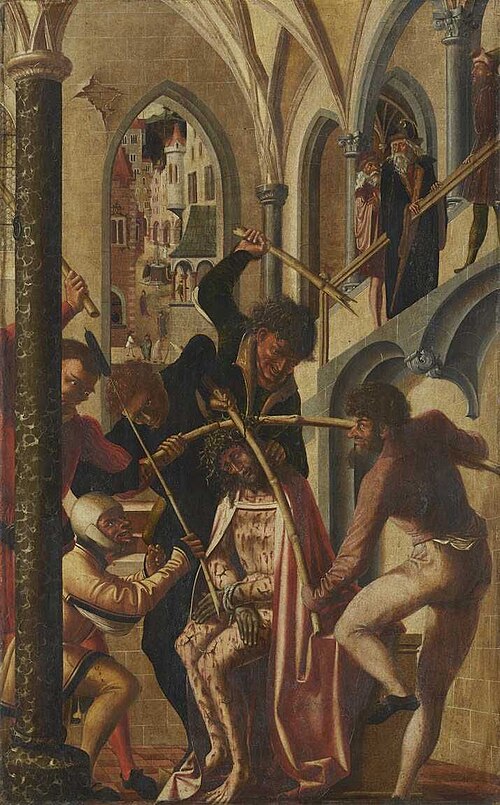 Jakobus-Stephanus-Altar: Dornenkrönung Christi, 1506, Marx Reichlich