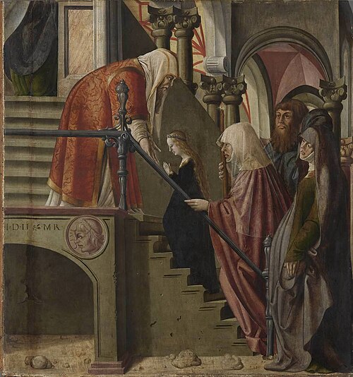 Marienaltar: Tempelgang Mariae, 1511, Marx Reichlich