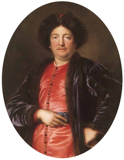 Portrait d'un homme en costume polonais, très probablement Jean II Casimir Vasa, roi de Pologne, 1672, Pierre Mignard