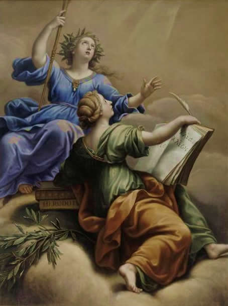Euterpe et Clio, 1650, Pierre Mignard