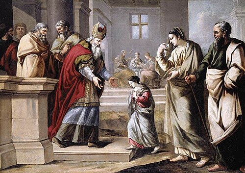 The Presentation of the Virgin in the Temple, 1635, Pierre Mignard