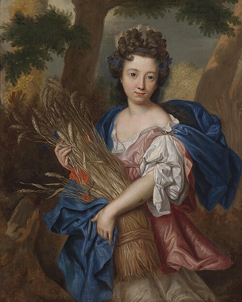 Portrait of a Young Lady as Ceres, 1700, Pierre Mignard