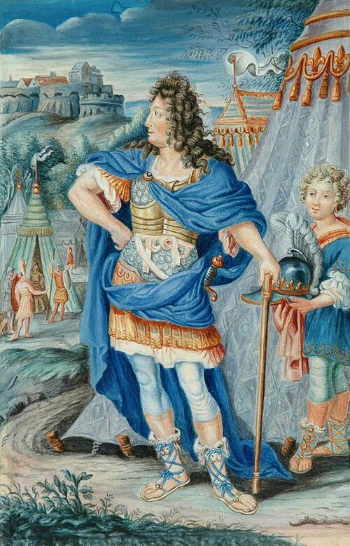 Louis XIV as a Roman Emperor, , Pierre Mignard