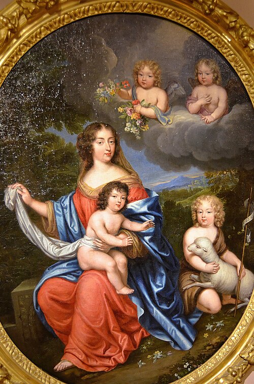 Madame de Montespan et ses enfants, 1685, Pierre Mignard