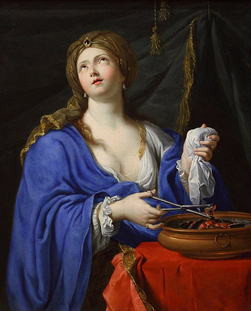 Le Suicide de Porcia, 1700, Pierre Mignard