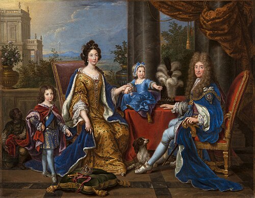 James II and Family, 1694, Pierre Mignard