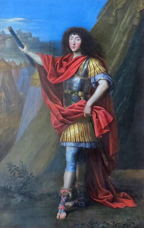portrait en pied de Philippe d'Orléans monsieur frère du roi Louis XIV, 1700, Pierre Mignard