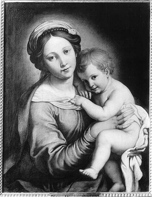 Vierge à l'enfant, 1652, Pierre Mignard