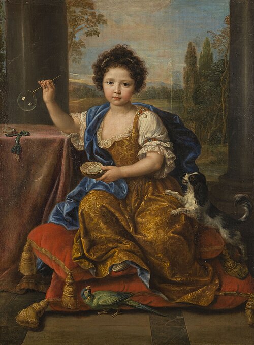 Louise-Marie de Bourbon, duchesse d'Orléans, dite mademoiselle de Tours, 1681, Pierre Mignard