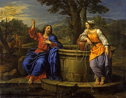 Christ and the Woman of Samaria, 1681, Pierre Mignard