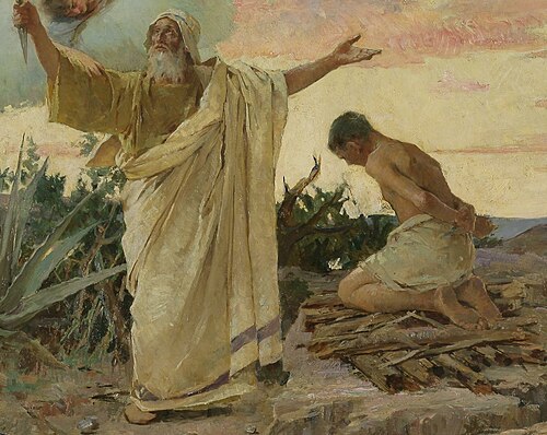 Le Sacrifice d’Isaac, 1895, Mato Celestin Medovic