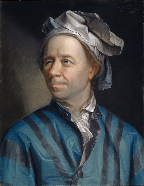 Portrait of Leonhard Euler (1707-1783), 1753, Jakob Emanuel Handmann