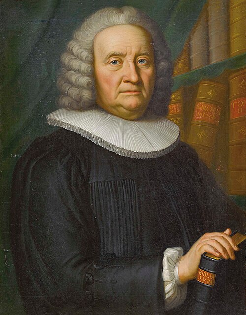 Bildnis Emanuel Meley (1686-1767), Pfarrer zu Köniz und in Thurnen, Kämmerer., 1763, Jakob Emanuel Handmann