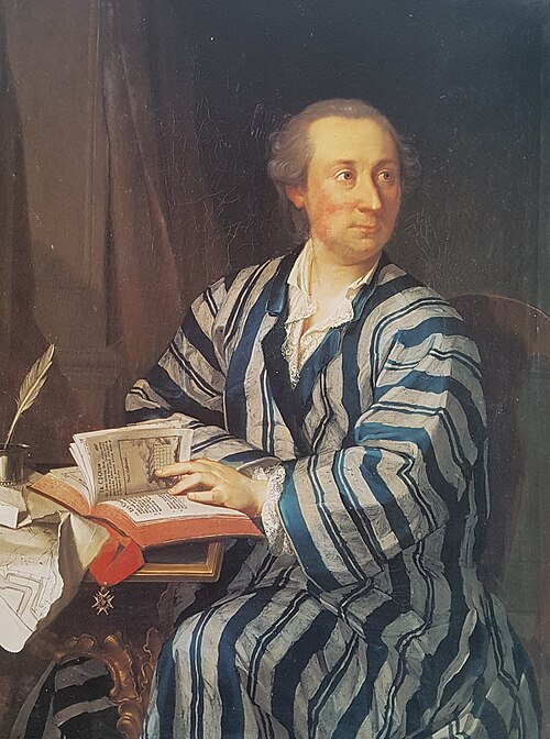 Bildnis Samuel Isaak Emanuel Gross (1732-1763), Offizier in der Schweizergarde., 1755, Jakob Emanuel Handmann