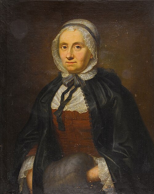 Bildnis einer unbekannnten Dame., 1759, Jakob Emanuel Handmann