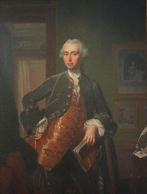 Porträt Johann Heinrich Eberts (1726-1793) (zugeschrieben)., 1759, Jakob Emanuel Handmann