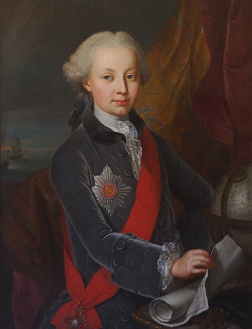 Bildnis Peter Friedrich Ludwig von Holstein-Gottorf., 1766, Jakob Emanuel Handmann