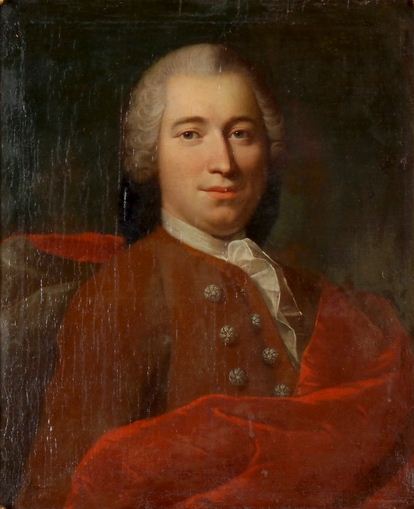 Bildnis eines unbekannten Herrn., 1745, Jakob Emanuel Handmann