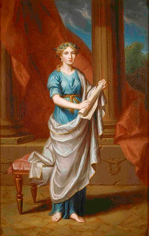 Kalliope (Muse der epischen Dichtung), 1775, Jakob Emanuel Handmann