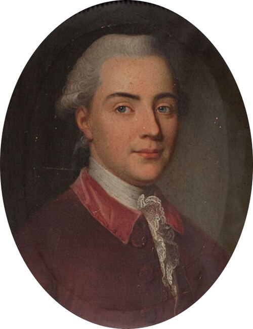 Bildnis Friedrich Christoph Freudenreich (1748–1821)., 1776, Jakob Emanuel Handmann