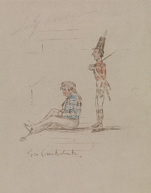 Fat and Thin, , George Cruikshank
