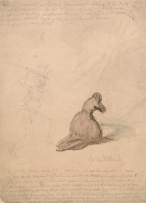 Devoted Wife, , George Cruikshank