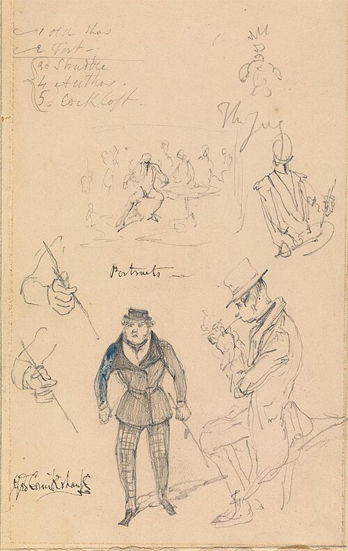 Figure Studies, , George Cruikshank