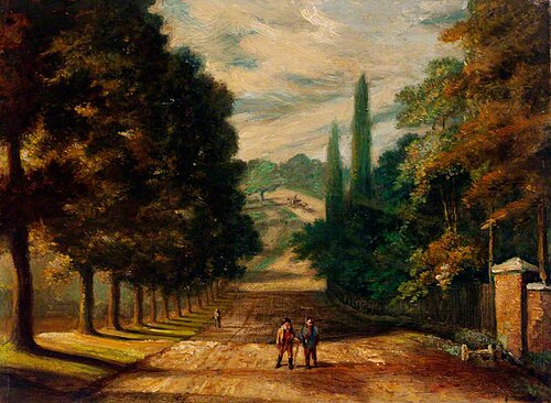 Colney Hatch, Hertfordshire, 1828, George Cruikshank