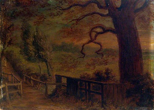 Colney Hatch, Hertfordshire, 1828, George Cruikshank