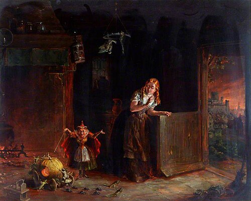Cinderella, 1854, George Cruikshank