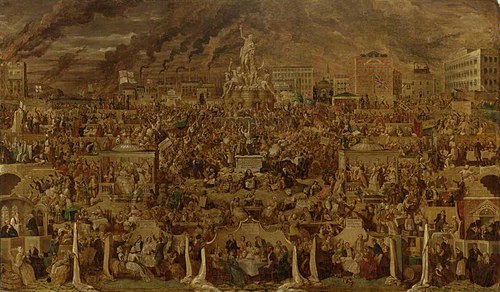 The Worship of Bacchus, 1861, George Cruikshank