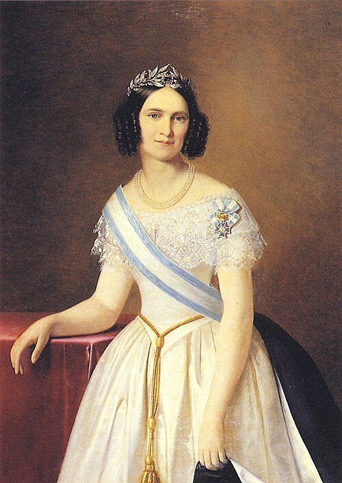 Princess Adelgunde of Bavaria (1823-1914), duchess of Modena and Reggio Emilia, 1850, Adeodato Malatesta