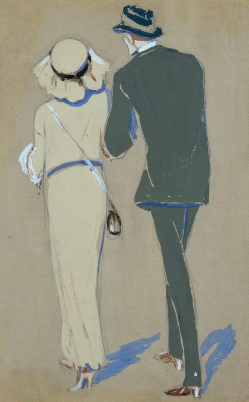 At the Races, 1913, Adriana Bisi Fabbri
