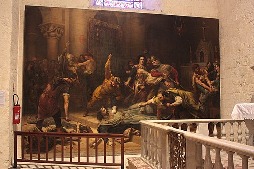 La Mort de Raymond Ier Trencavel, Vicomte de Béziers, 1884, Joseph-Noël Sylvestre