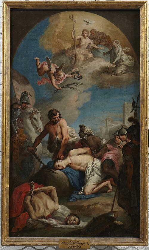 Decapitation of SS. Fermo and Rustico, 1800, Agostino Ugolini