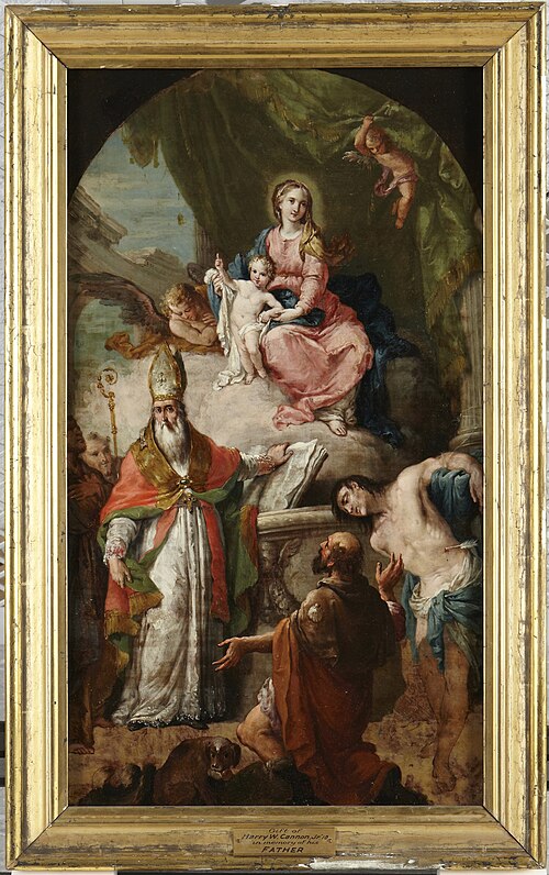 Virgin and Child with Saints, 1802, Agostino Ugolini