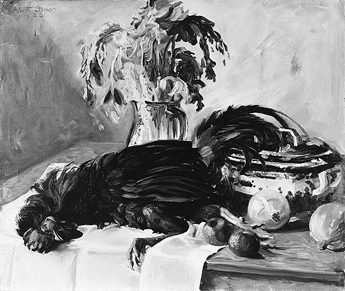 Celery, Cock, and Bowl, 1933, Albert Edward Sterner