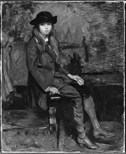 Olivia in Riding Habit, 1916, Albert Edward Sterner
