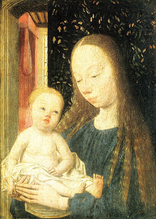 Virgin and Child in half-length, 1487, Geertgen tot Sint Jans