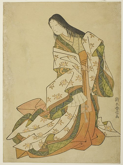 The Poetess Ono no Komachi, 1767, Suzuki Harunobu