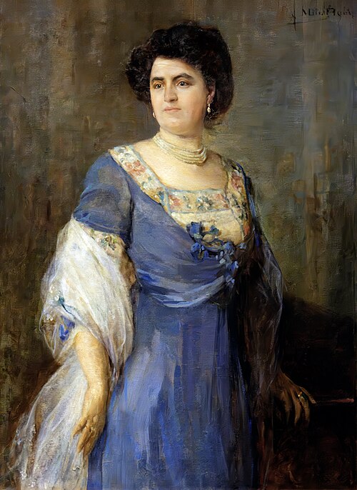 Portrait de Dame, 1909, Alessandro Milesi