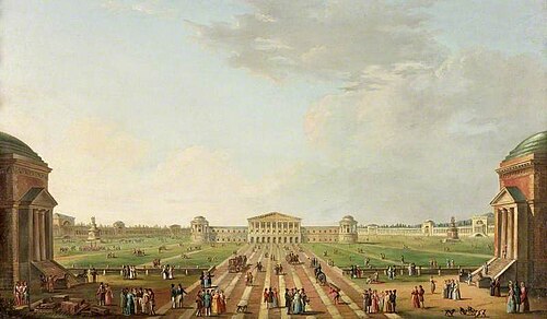 View of the Projected Foro Bonaparte, Milan 1800, 1800, Alessandro Sanquirico