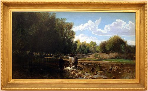 Paisagem na Bormida, 1865, Alfredo d'Andrade
