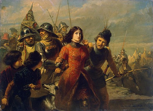 Capture of Joan of Arc, 1847, Adolphe Dillens