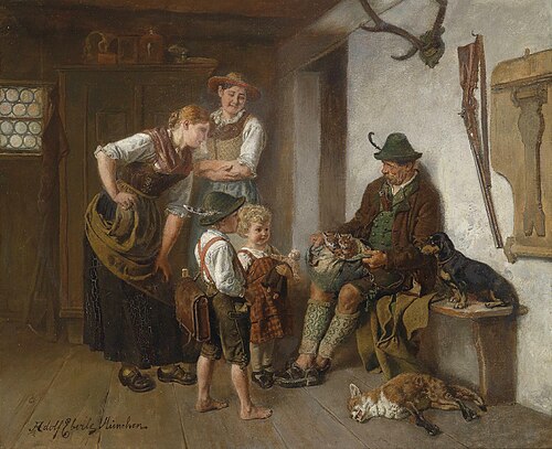 Heimkehr des Jägers, , Adolf Eberle